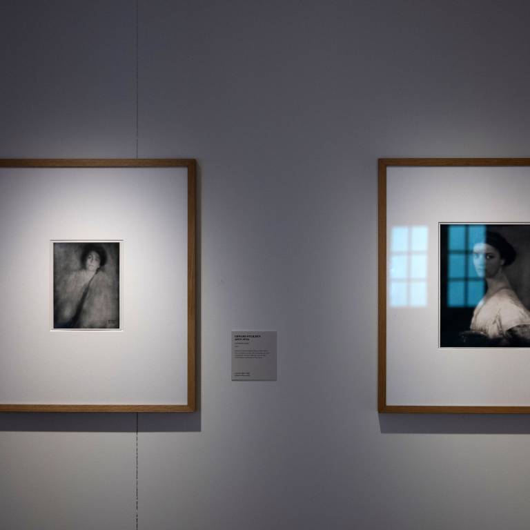 View of the show in the Steichen Cabinet