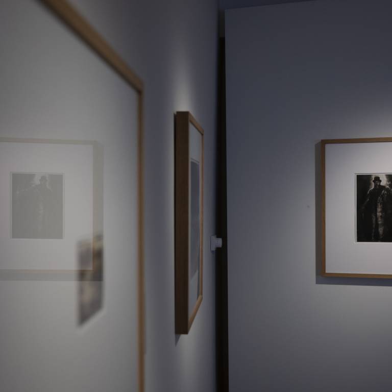 View of the show in the Steichen cabinet 