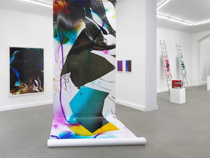 Marta Djourina - works on view between 2018 and 2021, exhibition view Recently Seen and Admired, FeldbuschWiesnerRudolph, photo Gunter Lepkowski